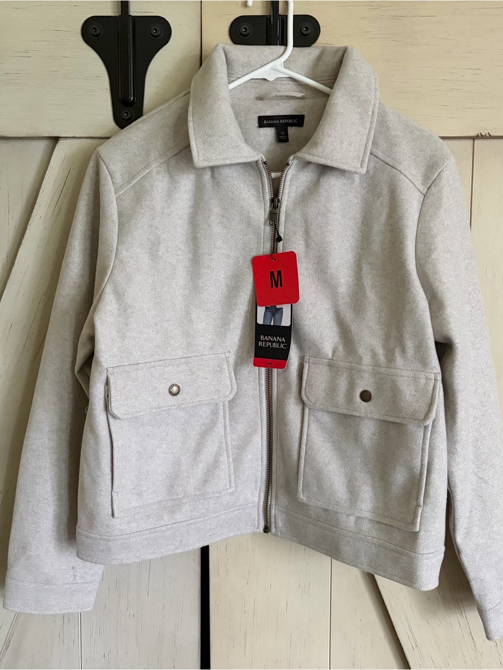 NWT Banana Republic Size Medium Coat Taupe